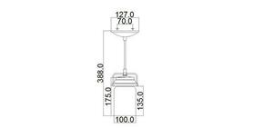 Brinley 1 Light Mini Pendant Lamp - Olde Bronze Elstead small 4