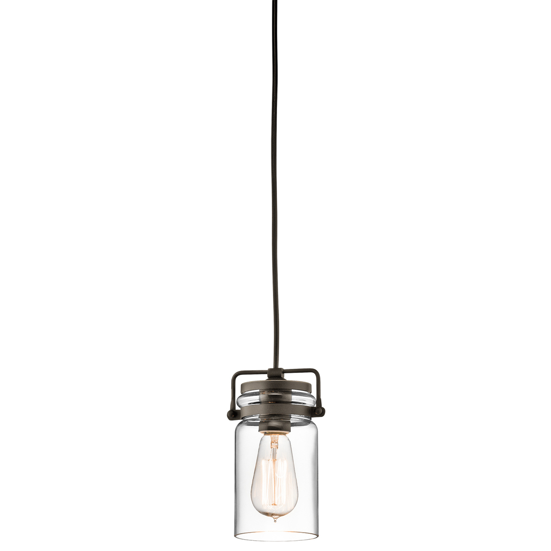 Brinley 1 Licht Mini Pendelleuchte - Olde Bronze Elstead