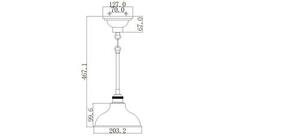 Cobson 1 Light Mini Pendant Lamp - polished nickel Elstead small 2
