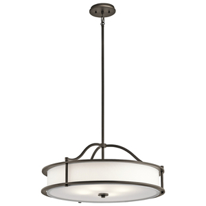 Emory 4 Light Chandelier/Semi-flat - Old Bronze Elstead small 0