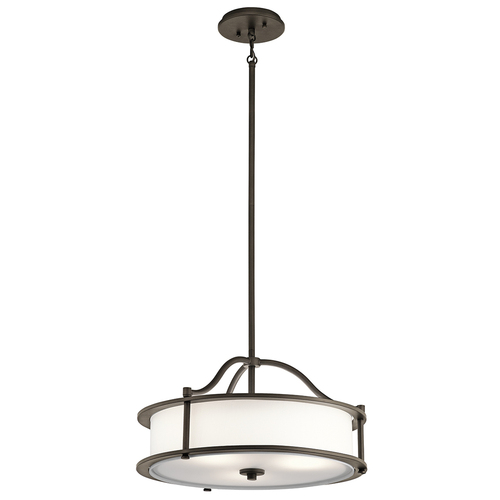 Check Emory 3 Pendant/Semi-Fluid Pendant Lamp - Olde Bronze Elstead
