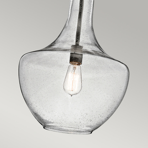 Everly 1 Light Medium Pendant Lamp - Olde Bronze Elstead small 3