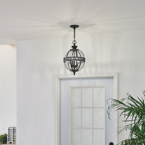Halleron 3 Light Chain Lantern  Elstead small 2