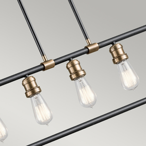 Imahn 5 Light Linear Chandelier  Elstead small 2
