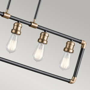 Imahn 5 Light Linear Chandelier  Elstead small 3