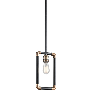 Imahn 1 Light Mini Pendant Lamp Elstead. small 0