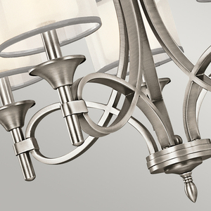 Lacey 5 Light Chandelier - Antique Pewter Elstead small 2