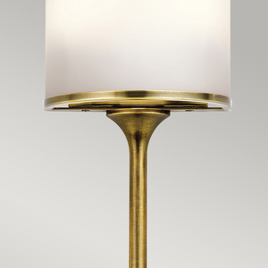 Mona 2 Light Wall Light - Natural Brass Elstead small 3
