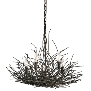 Organique 5 Light Chandelier  Elstead small 0