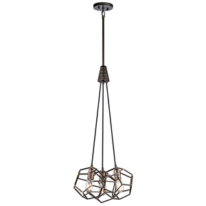 Rocklyn 3 Light Chandelier Elstead small 0