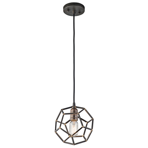 Check Rocklyn 1 Light Mini Pendant Lamp raw steel Elstead.