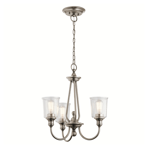 Check Waverly 3 Light Chandelier - Classic Pewter Elstead