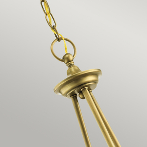 Waverly 5 Light Chandelier - Natural Brass Elstead small 2