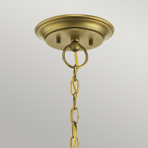 Waverly 5 Light Chandelier - Natural Brass Elstead small 3