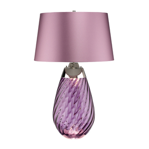Lena 2 Light Large Plum Table Lamp Elstead small 0