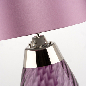 Lena 2 Light Small Plum Table Lamp Elstead small 1