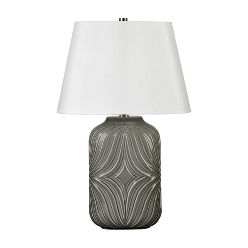 Check Muse 1 Light Table Lamp - Grey Elstead