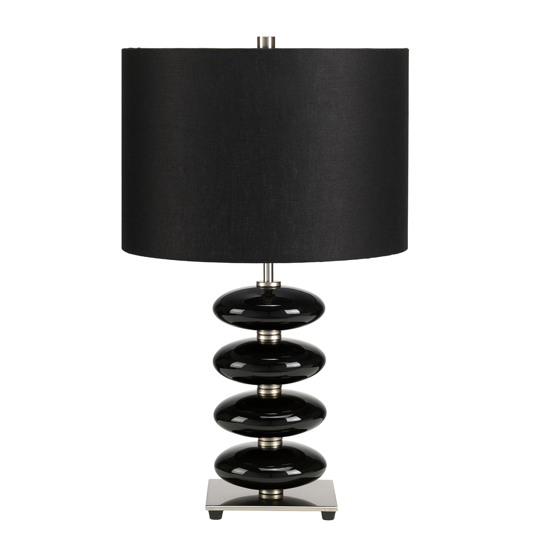 Onyx 1 Light Table Lamp - Black Elstead
