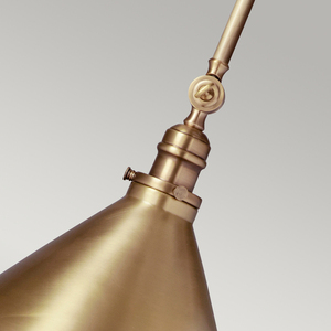 Provence 1 Light Wall Light/Pendant - Aged Brass Elstead small 2