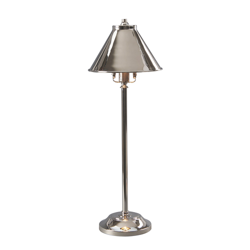 Check Provence 1 Light Stick Lamp - Polished Nickel Elstead