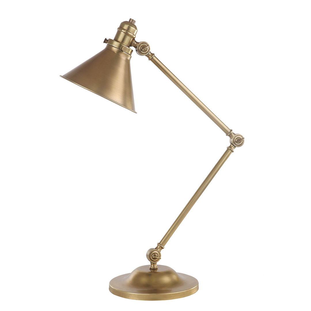 Provence 1 Light Table Lamp - Aged Brass Elstead
