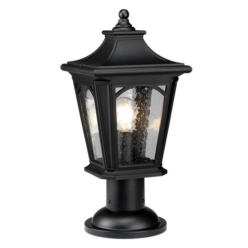 Check Bedford 1 Light Medium Pedestal Lantern Elstead