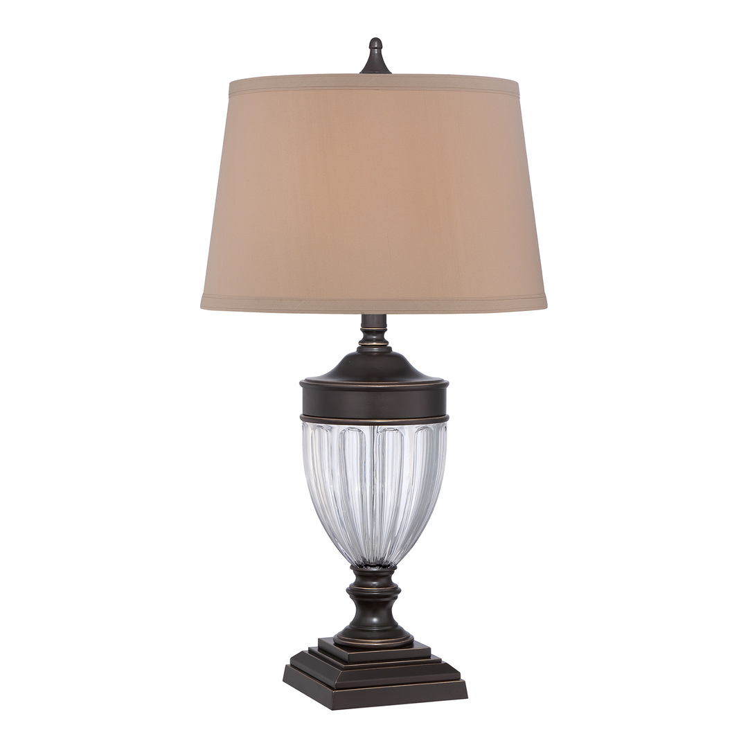 Dennison 1 Light Table Lamp - Paladian Bronze Elstead