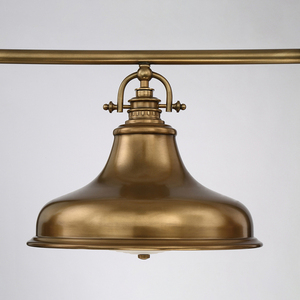 Emery 3 Light Island Chandelier - Weathered Brass Elstead small 4