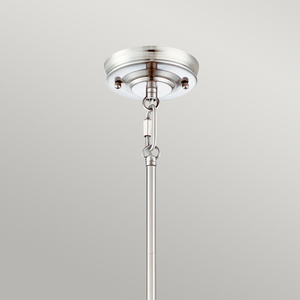 Emery 1 Light Medium Pendant Lamp - Imperial Silver Elstead small 3