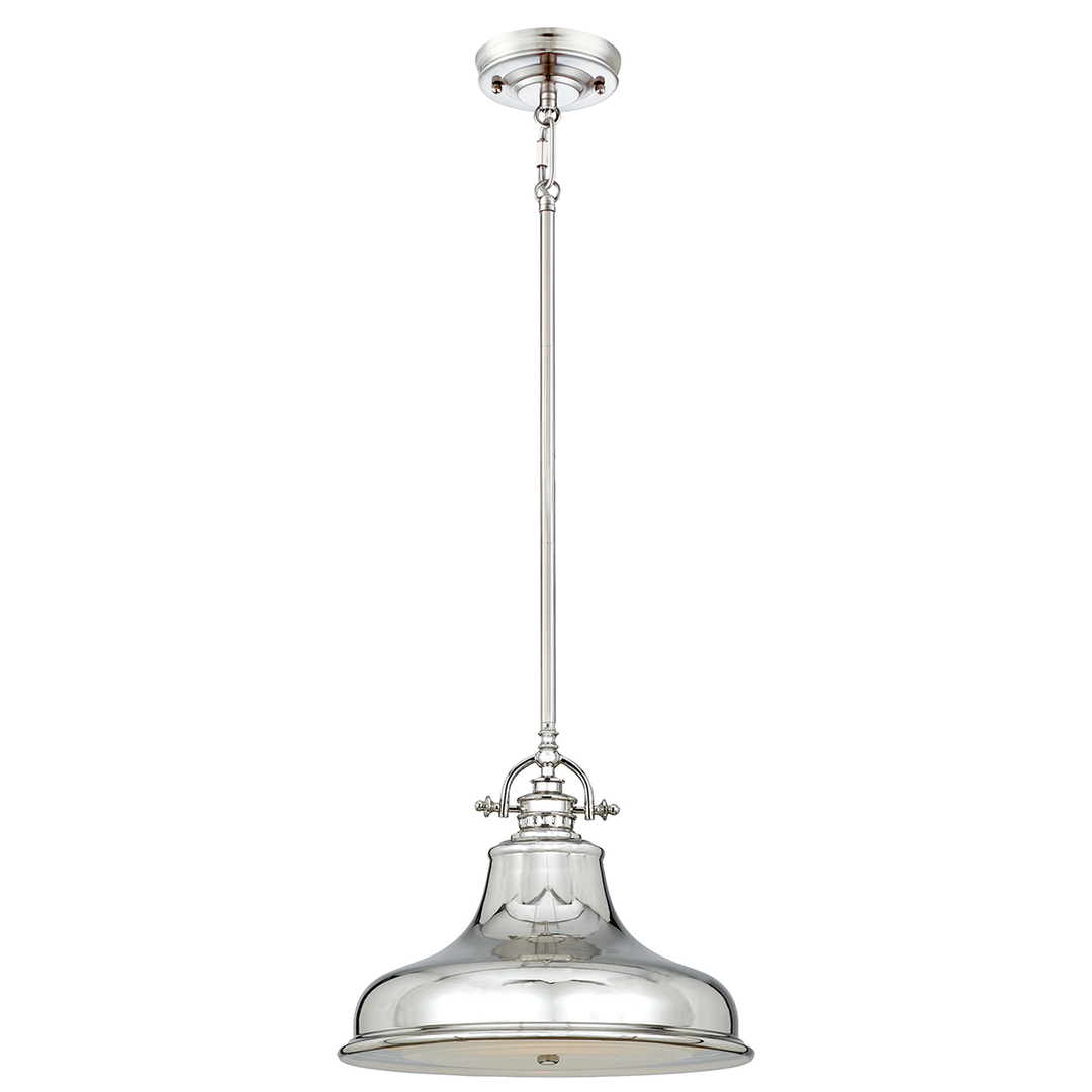Emery 1 Licht Medium Pendelleuchte - Imperial Silber Elstead