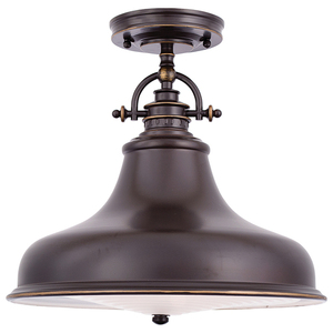 Emery 1 Light Medium Pendant Lamp - Palladian Bronze Elstead. small 3