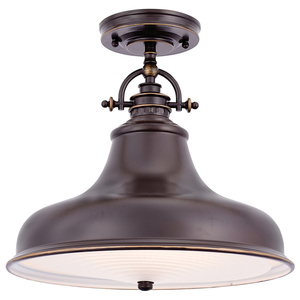 Emery 1 Light Medium Pendant Lamp - Palladian Bronze Elstead. small 4