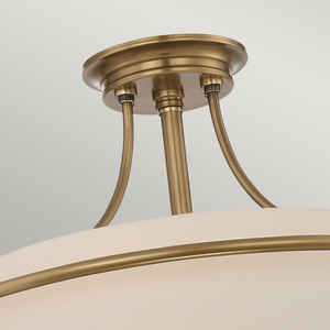 Griffin 4 plafond - faded brass Elstead small 1