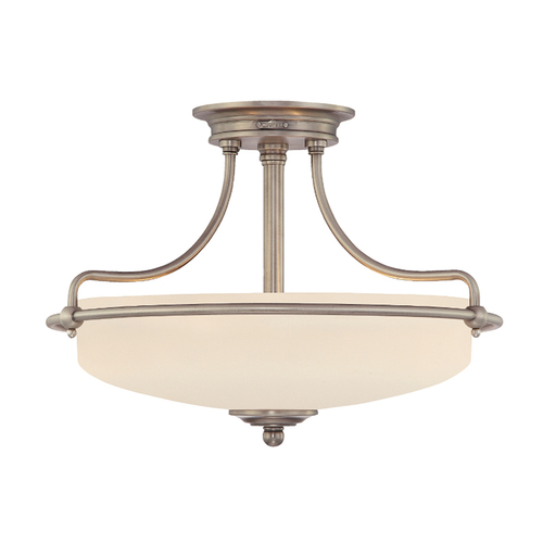 Check Griffin 3 Light Semi-Flush Light - Polished Chrome Elstead