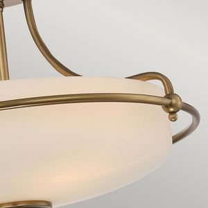 Griffin 3 plafond - faded brass Elstead small 2