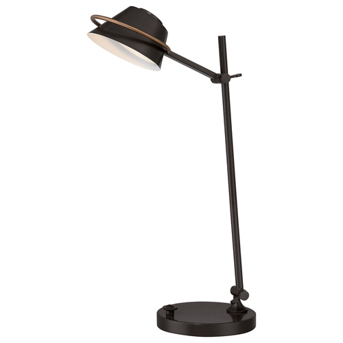 Check Spencer LED Table Lamp in Western Bronze Elstead
