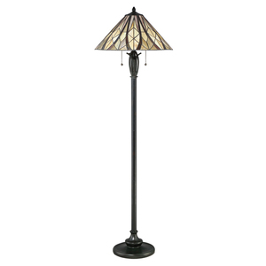 VICTORY Tiffany Floor Lamp - Elstead small 1