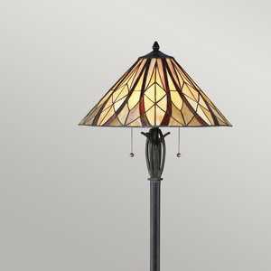 VICTORY Tiffany Floor Lamp - Elstead small 2