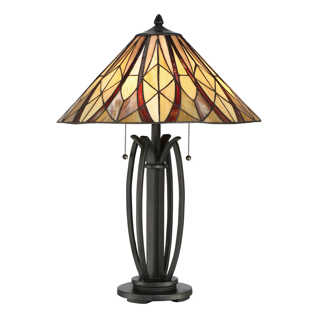 VICTORY Tiffany Table Lamp - Elstead