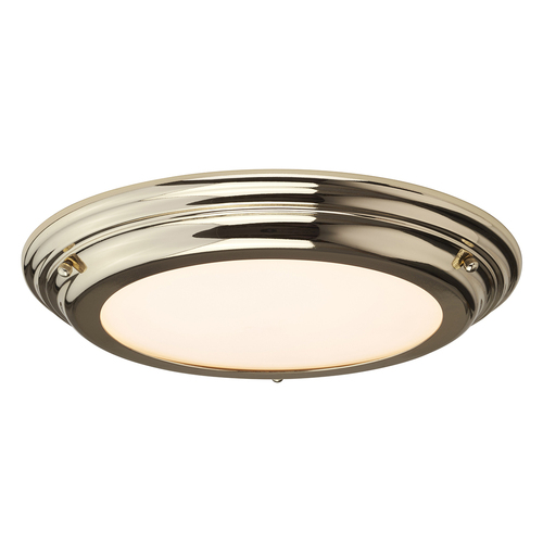 Check Welland 1 plafond - polished brass Elstead