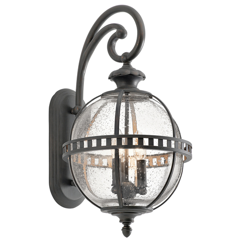 Check Halleron 3 Light Wall Lantern Elstead