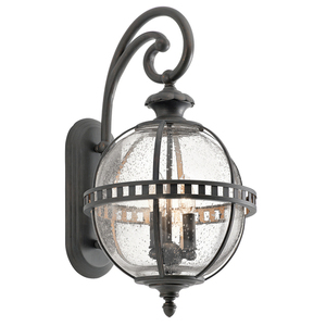 Halleron 3 Light Wall Lantern Elstead small 0