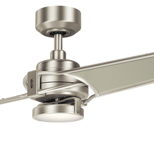 Xety Ceiling Fan Brushed Nickel, IP20 LED 3000K 142cm 1 Xety Ceiling Fan Brushed Nickel, IP20 LED 3000K 142cm small 1