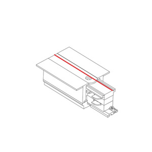 EUTRAC Left End Power Supply for CTLS Busbars REC PWR END CAP LEFT (PEL) 8234 Nowodvorski small 1