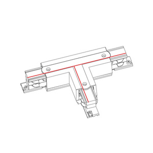 T Connector Right 3f EUTRAC for CTLS PWR T CONN RIGHT 1 TR1 8241 Nowodvorski small 1