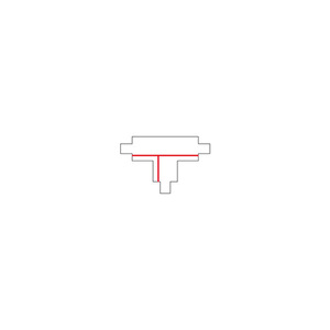 T Connector Right 3f EUTRAC for CTLS PWR T CONN RIGHT 1 TR1 8241 Nowodvorski small 2