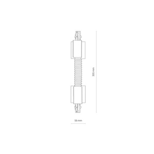 Nowodvorski CTLS Recessed Power Flex Connector 8676 flexible recessed track connector white small 3