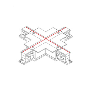 EUTRAC X Connector for CTLS RECESSED POWER X CONNECTOR 8678 Nowodvorski. small 1