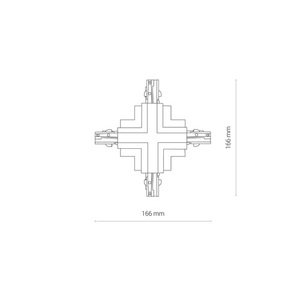 EUTRAC X Connector for CTLS RECESSED POWER X CONNECTOR 8678 Nowodvorski. small 3