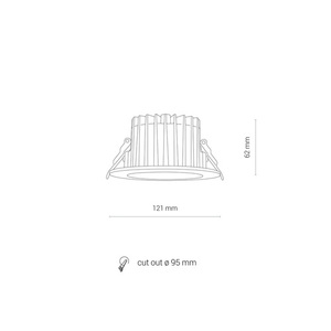 Downlight for bathroom CL KEA LED 20W 3000K IP44 8773 Nowodvorski small 7